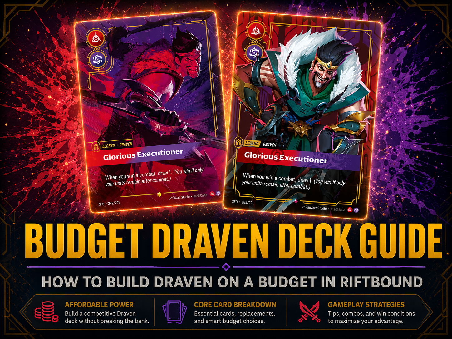 Budget Draven Deck Guide: How to Build Draven on a Budget in Riftbound