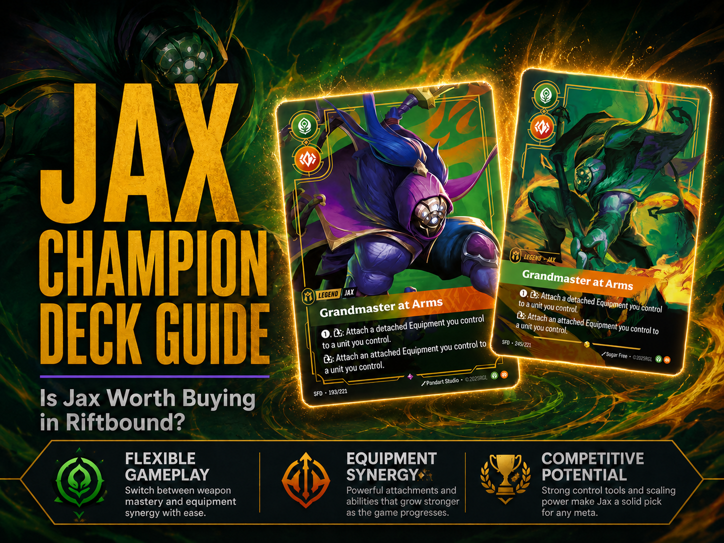 Jax Champion Deck Guide: Is Jax Worth Buying in Riftbound?