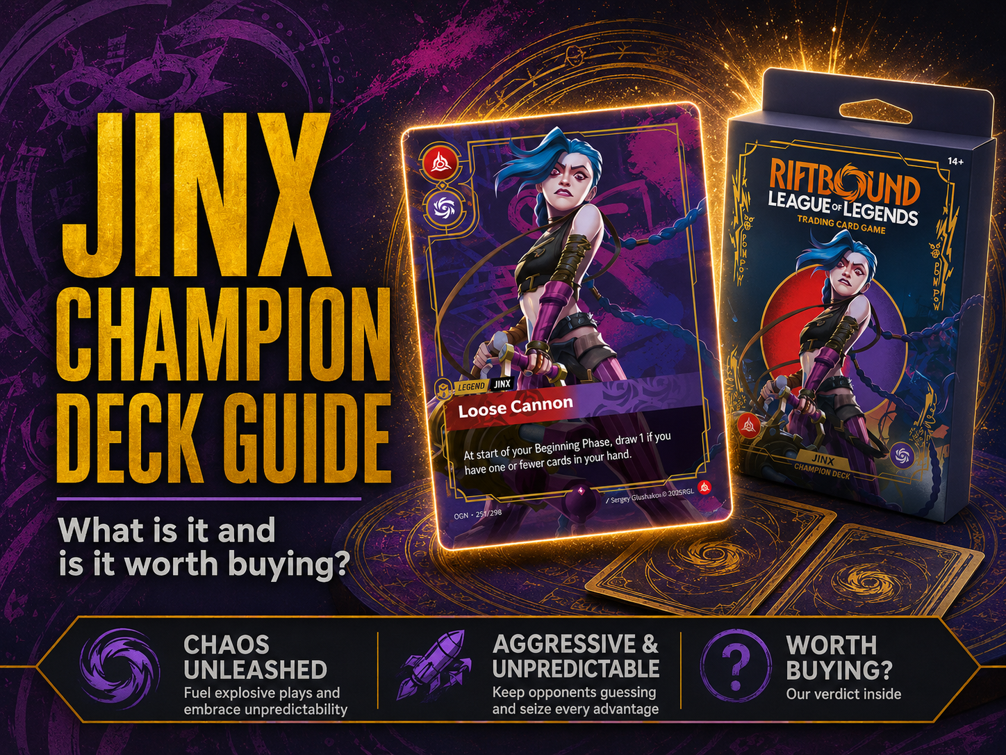Riftbound Jinx Deck Guide: Cards, Upgrades and Where to Buy