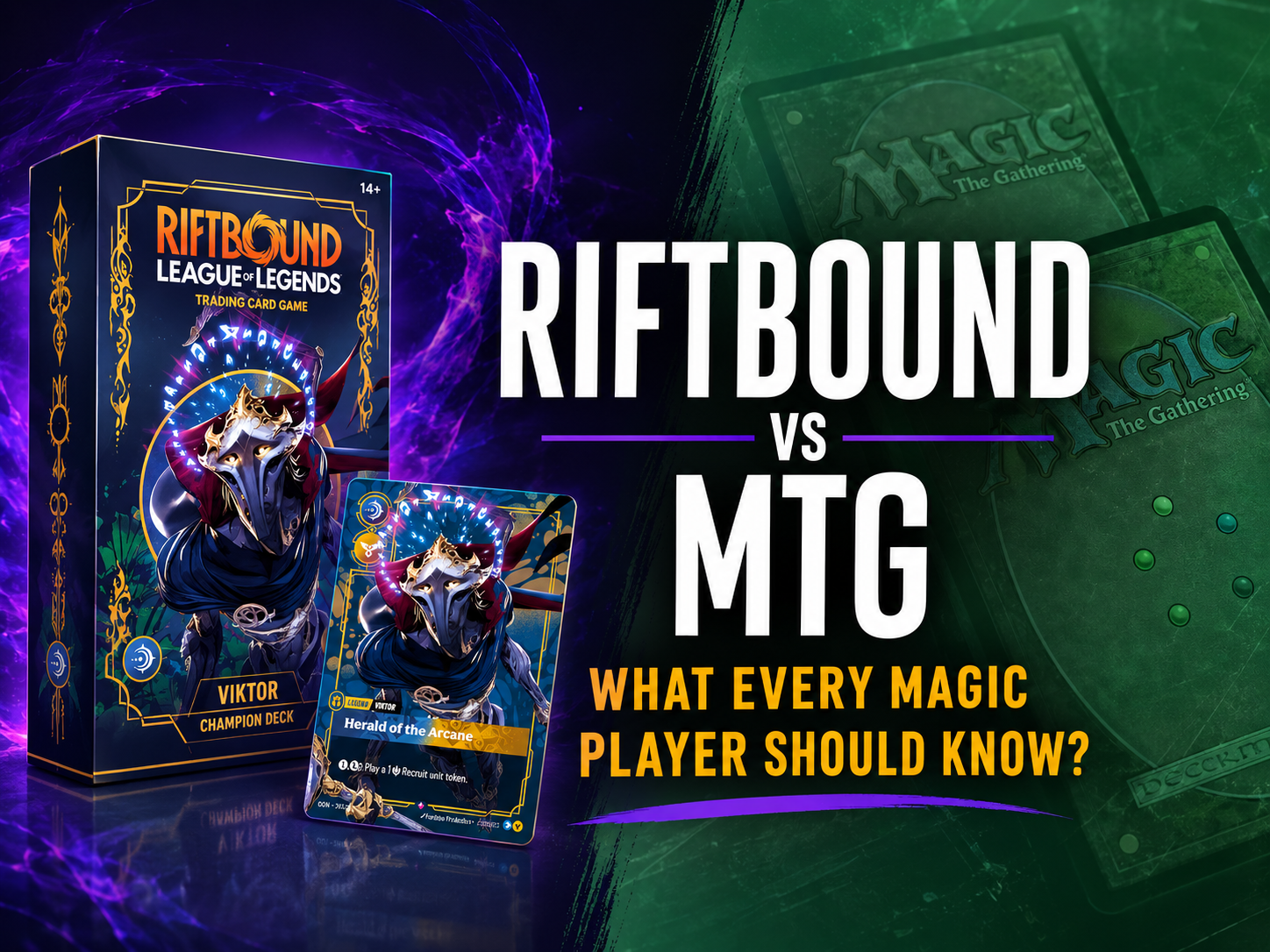 Riftbound vs Magic: The Gathering. What MTG Players Need to Know