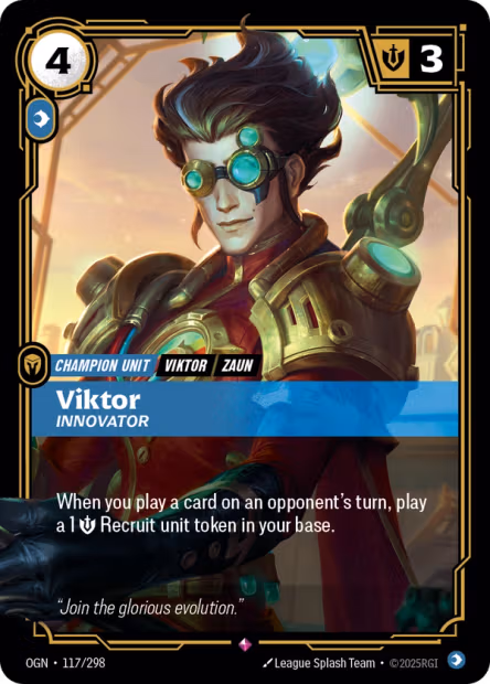 Viktor, Innovator standard card, OGN-117/298